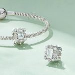 S925 Sterling Silber vergoldet Weißgold Zirkonia Blumen Armband Perlen – Bild 2