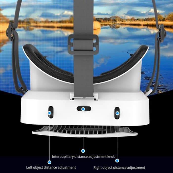 VR SHINECON G12 VR-Brille 3D-Film All-in-One-Spielmaschine Immersive Virtual-Reality-Brille, G12 White – Bild 4