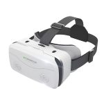 VR SHINECON G15 Helm Virtual Reality VR-Brille All-in-One-Spieltelefon 3D-Brille, G15 White, G15 Black
