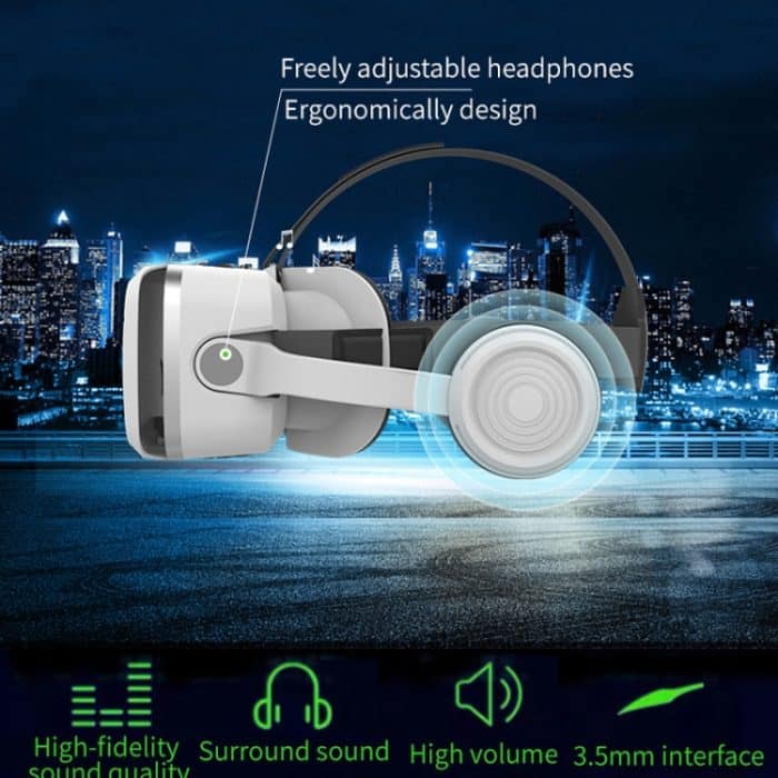 VR SHINECON G15E All-in-One-Telefon, spezielles Headset mit 3D-Brille, VR-Spielekonsole, G15E Black, G15E White – Bild 6