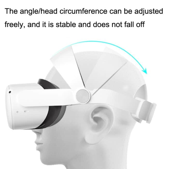 Für Oculus Quest 2 VR SHINECON OS01 Verstellbares All-In-One-Kopfband VR-Zubehör, OS01 Head Strap – Bild 8