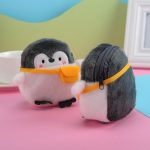 2 Stück süße kleine Pinguin-Geldbörse, Lippenstift, Datenkabeltasche, Backpack Penguin – Bild 5