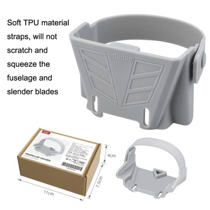 BRDRC DJI-9265 Für DJI Mini 3 Pro / Mini 3 Beam Paddelgerät Propellerblatthalter, For DJI Mini 3 Pro(Gray), For DJI Mini 3 Pro(Red), For DJI Mini 3 Pro(Orange) – Bild 3