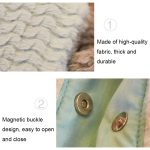 H6302-1 Kleine Handtasche aus Plüsch im Karomuster für Herbst und Winter – Bild 4