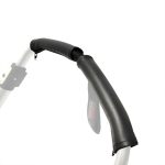 Für Kinderwagen-Armlehnen der Bugaboo Bee-Serie mit Reißverschluss aus PU-Leder, Armrests Zipper Protector(Black), Armrests Zipper Protector(Dark Brown)