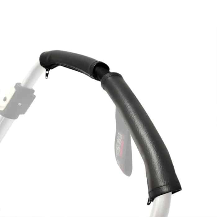 Für Kinderwagen-Armlehnen der Bugaboo Bee-Serie mit Reißverschluss aus PU-Leder, Armrests Zipper Protector(Black), Armrests Zipper Protector(Dark Brown) – Bild 1