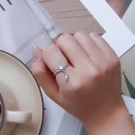 Sterling Silber S925 Zirkon Herz Bär Ballon Ring – Bild 4