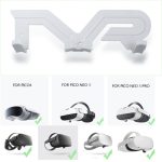 Wandhalterung Displayständer für Oculus Quest 2/Pico Neo 3/Pico 4/Pro VR Zubehör, Wall Bracket White, Wall Bracket Black – Bild 4