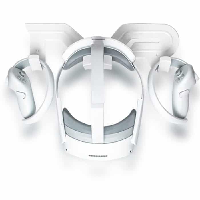 Wandhalterung Displayständer für Oculus Quest 2/Pico Neo 3/Pico 4/Pro VR Zubehör, Wall Bracket White, Wall Bracket Black – Bild 5