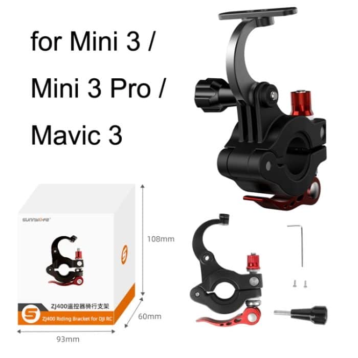 Für Mini 3 Pro Sunnylife MM3-ZJ400 Fernbedienung Aufnahmekamera Fahrradclip, Bicycle Clip For DJI RC1 – Bild 3