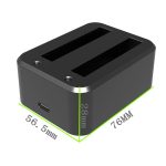 Für Insta360 X3 A520 Panoramakamera Akkus Ladegerät Dual Ladestation – Bild 3