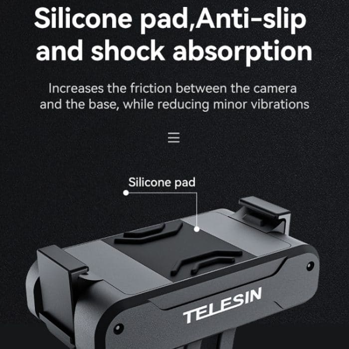 Für DJI OSMO Action 3 TELESIN Magnetic Two Claw Adapter Action Camera Zubehör – Bild 3