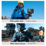 Für DJI OSMO Action 3 TELESIN Magnetic Two Claw Adapter Action Camera Zubehör – Bild 6