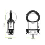 Für Insta360 X3 Kamera Wasserdichtes Gehäuse Versiegelte Tauchschale (Neutral ohne Logo) – Bild 3