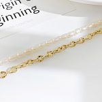 OPK 1263 Double Layer Stacked Edelstahl-Perlenarmband – Bild 3