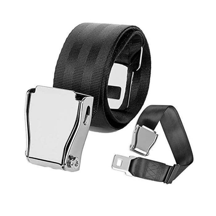 Zweipunkt-Flugzeugschnalle, verstellbares Sicherheitsgurt-Verlängerungsband, Aircraft Buckle Seat Belt(Black), Aircraft Buckle Seat Belt(Gray) – Bild 3