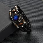 Zwölf Sternbilder Nachtlicht Lederseilarmband Geflochtene Perlenarmband, Stil: – Bild 6