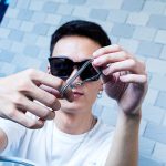 Retro-Stil Titanstahl Herrenarmband Persönliches Zubehör – Bild 5