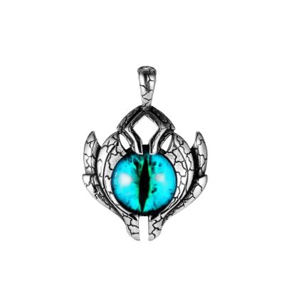 1926 Retro Demon Eyes Herren-Halskette aus Titanstahl, Stil: