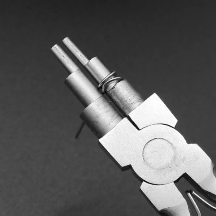 Sechsteilige Anti-Rost-Zange mit rundem Mund und Handaufzugswerkzeug für Schmuck – Bild 3