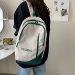 Schulranzen-Rucksack für Mädchen, großes Fassungsvermögen, leichter Studentenrucksack, 109036 White, 109036 Green, 109036 Black, 109036 Pink