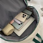 Schulranzen-Rucksack für Mädchen, großes Fassungsvermögen, leichter Studentenrucksack, 109036 White, 109036 Green, 109036 Black, 109036 Pink – Bild 3