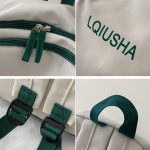 Schulranzen-Rucksack für Mädchen, großes Fassungsvermögen, leichter Studentenrucksack, 109036 White, 109036 Green, 109036 Black, 109036 Pink – Bild 5