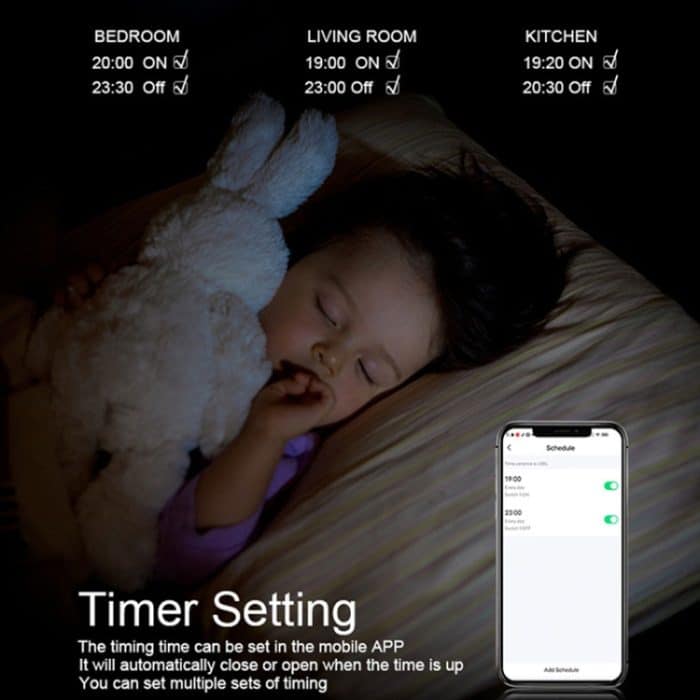 Tuya ZigBee Smart Single-Fire Zero-Fire Sharing Switch Telefonsteuerung Sprachpanel EU-Stecker, Spezifikationen:, 1 Button, 2 Buttons, 3 Buttons – Bild 8