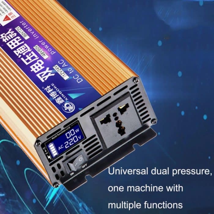 XINBOKE Universal Positive Wave Car Inverter Home Solar Inverter, 12V/24V 1500W To 220V 700W, 48V/60V 1500W To 220V 700W, 60V/72V 1500W To 220V 700W, 12V/24V 3000W To 220V 1200W, 48V/60V 3000W To 220V 1200W, 60V/72V 3000W To 220V 1200W – Bild 3