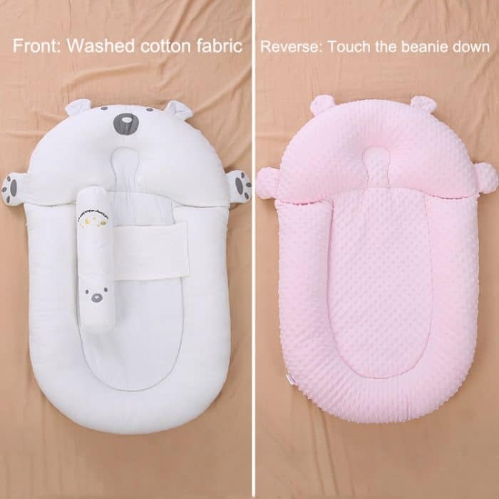 Anti-Schreck-Landung, Weck- und Schlafkissen für Neugeborene, spuckende Milch-Steigungsunterlage, Pad Bean Velvet Pink, Pad Bean Velvet Blue, Pad Sky Silk Green – Bild 7