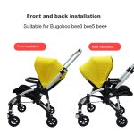 Für Bugaboo Bee 3 Bee 5 Stoßstange Bar Handauflage Armlehne Kinderwagen Zubehör, Armrest Frosted, Armrest Leather, Armrest Oxford Cloth – Bild 3