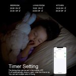 Tuya ZigBee Zero Firewire Touch Wand-Fernbedienungsschalter, Lichtsteuerung, Sprachschalter, EU-Stecker, Stil:, 1 Gang (White), 2 Gang (White), 3 Gang (White), 1 Gang (Black), 2 Gang (Black), 3 Gang (Black) – Bild 6