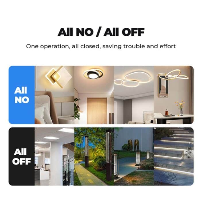 Tuya ZigBee Zero Firewire Touch Wand-Fernbedienungsschalter, Lichtsteuerung, Sprachschalter, EU-Stecker, Stil:, 1 Gang (White), 2 Gang (White), 3 Gang (White), 1 Gang (Black), 2 Gang (Black), 3 Gang (Black) – Bild 8