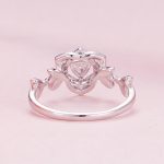 Sterlingsilber S925 vergoldeter Rosenring – Bild 3