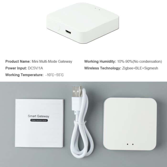 Tuya Intelligent Wireless Gateway Bluetooth Mesh + Zigbee Multimode-Netzwerk-Fernbedienung Full House Smart Device – Bild 9