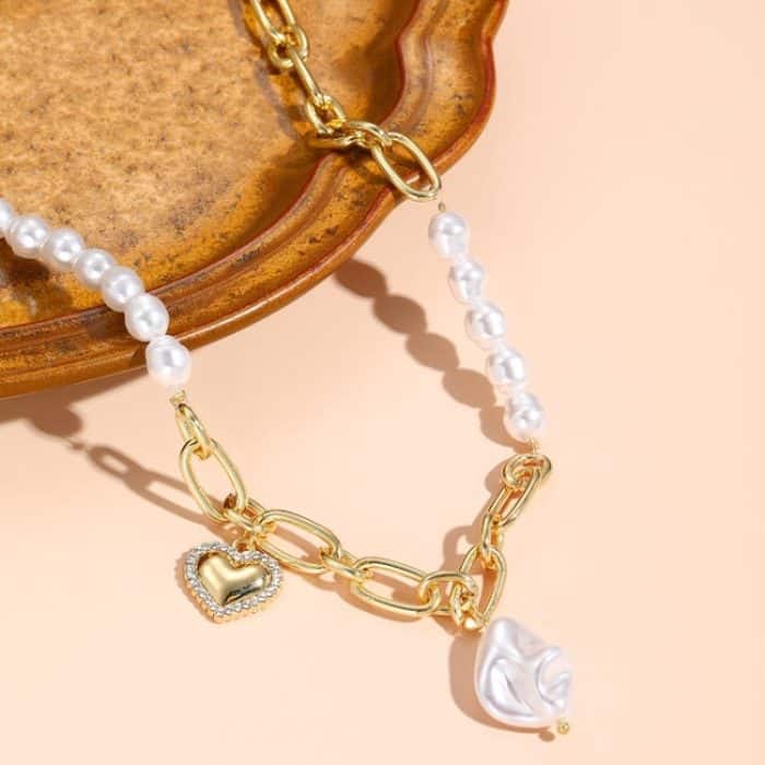 Damen Temperament Halskette Schlüsselbeinkette – Bild 4