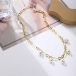 Damen Temperament Halskette Schlüsselbeinkette – Bild 3