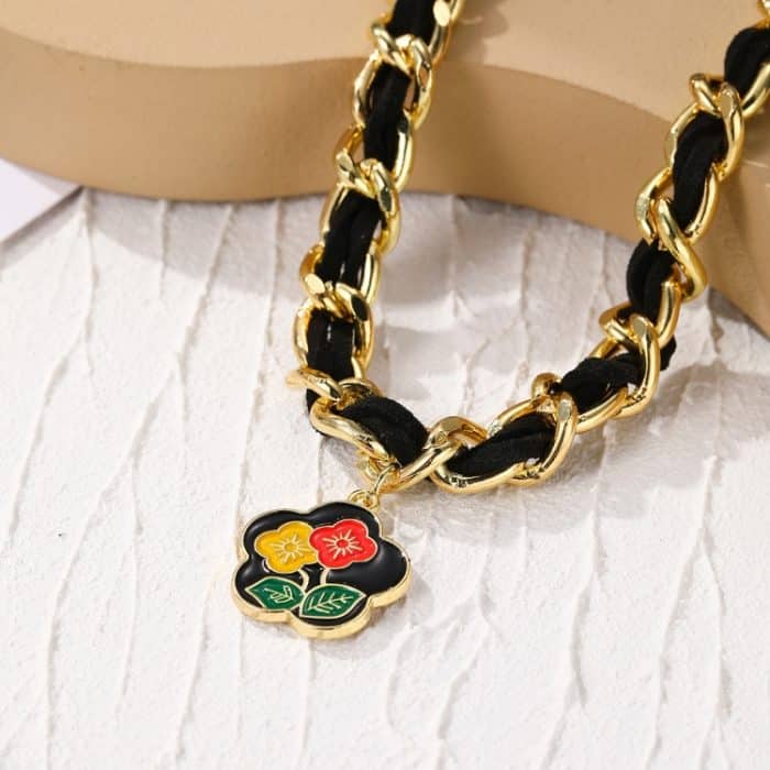 Damen Metall Temperament Halskette Schlüsselbeinkette – Bild 3