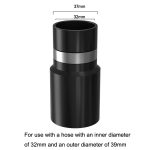 5 stücke Universal Innendurchmesser 32mm Staubsauger Zubehör Schlauchanschluss Gewinderohr Wandstecker – Bild 3