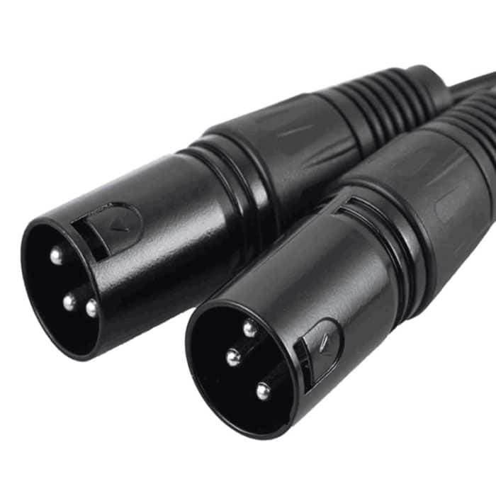 2RCA-zu-2XLR-Lautsprecher-Canon-Kabel-Audio-Balance-Kabel, 0.5m, 1m, 1.5m, 3m – Bild 7