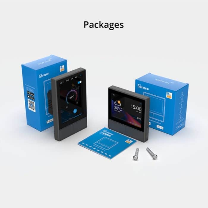 Sonoff NSPanel WiFi Smart Scene Switch Thermostat Temperatur All-in-One-Steuerung Touchscreen, EU Plug, US Plug – Bild 15