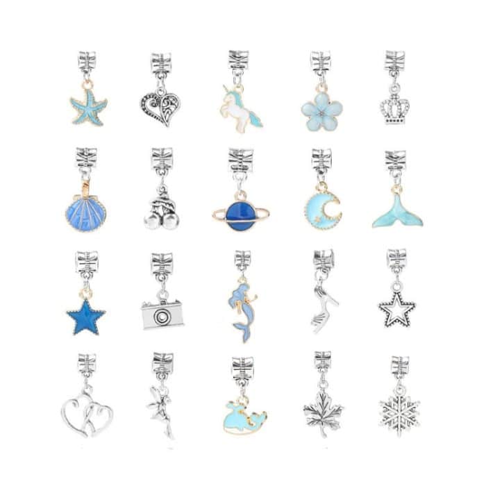 DIY Kinder Armband Set Marine Perlen Set Box – Bild 6