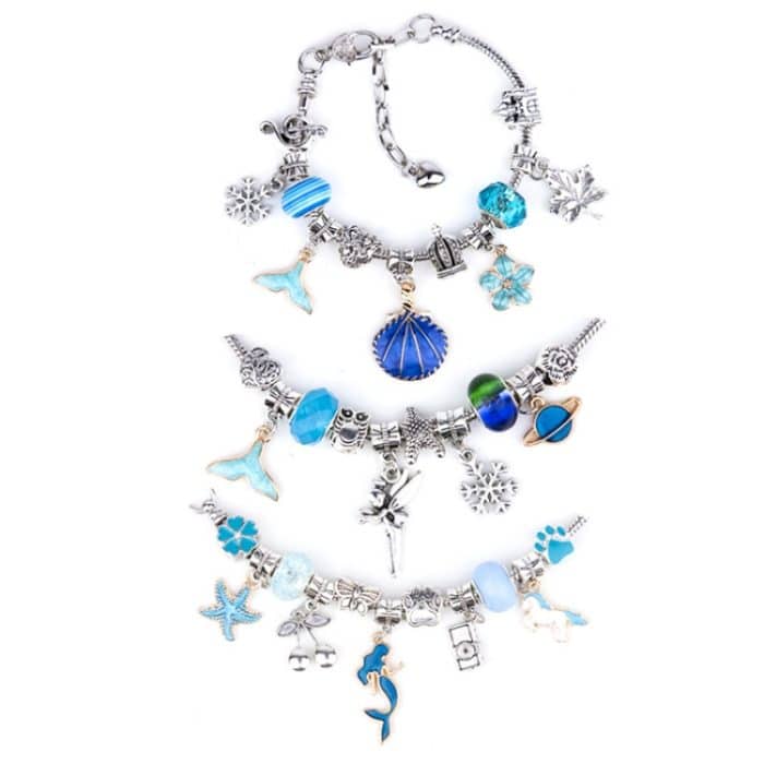 DIY Kinder Armband Set Marine Perlen Set Box – Bild 7