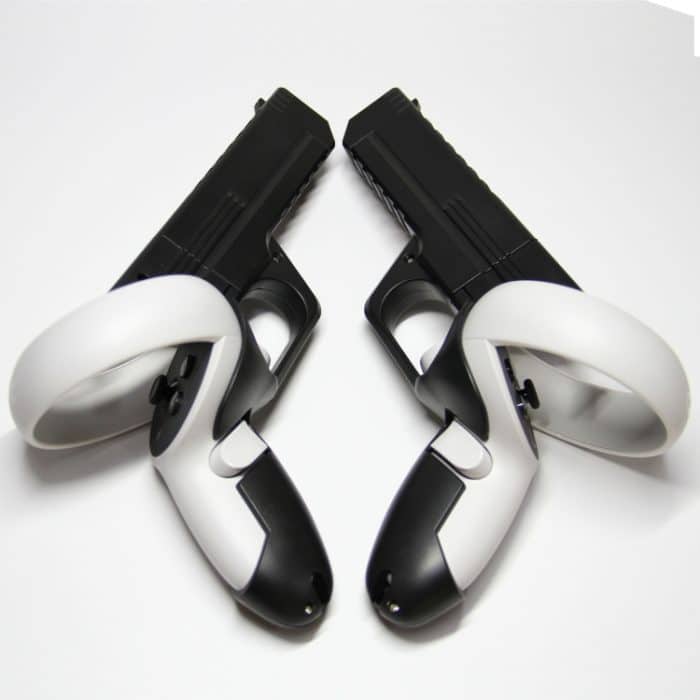 Für Oculus Quest 2 VR Controller 1 Paar stabiler Schießgriffhalter, Black – Bild 5