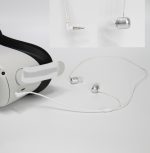 Für Oculus Quest 2 VR-Brille, Ear-in-Headset, 3,5-Ellenbogen-Aluminium-Ohrhörer – Bild 3