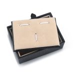 3-teiliges Manschettenknöpfe- und Krawattenklammer-Set mit Litschi-Muster, Verpackung, Schmuckschatulle – Bild 2