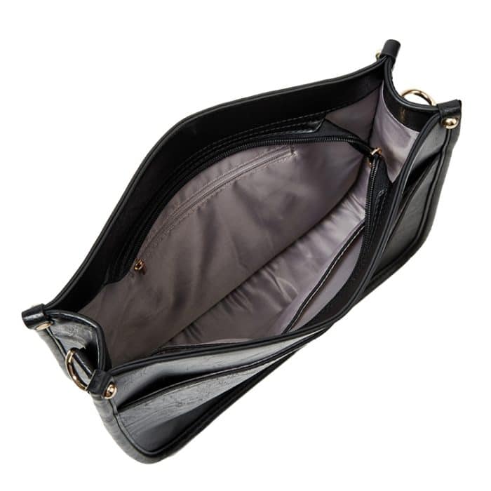 013 Wasserdichte Umhängetasche aus PU-Leder mit einem Schultergurt und Leopardenmuster – Bild 5