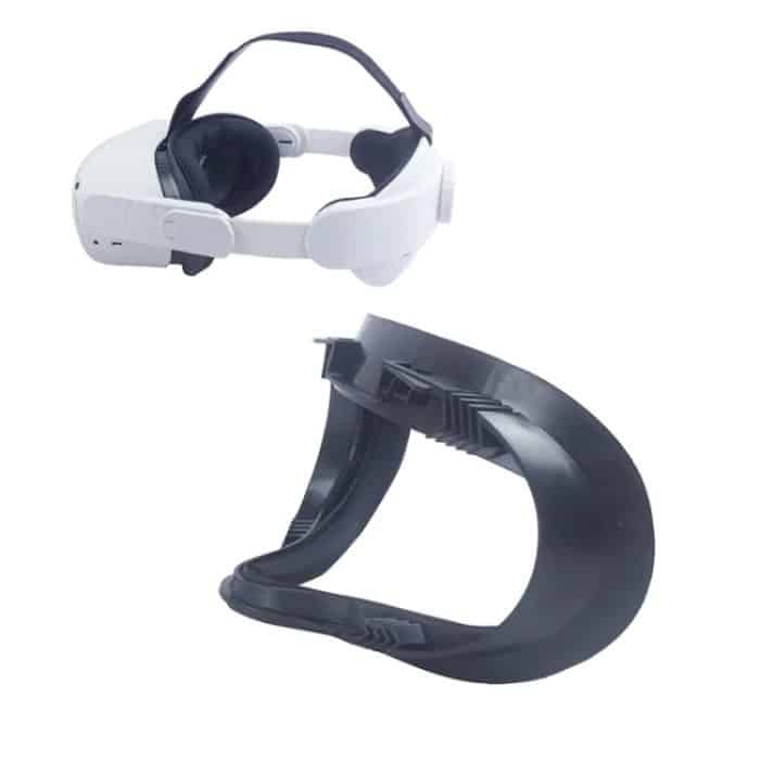 Für Oculus Quest 2 VR Headset Anti-Schweiß-Augenmaske VR-Gesichtsschnittstellenhalterungsabdeckung, Anti-sweat Eye Mask (Black) – Bild 3