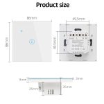Hochleistungs-Zeit-Sprachsteuerung, EU-Stecker, ZigBee 20A White, ZigBee 20A Black, WIFI 20A White, WIFI 20A Black – Bild 3