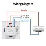 Hochleistungs-Zeit-Sprachsteuerung, EU-Stecker, ZigBee 20A White, ZigBee 20A Black, WIFI 20A White, WIFI 20A Black – Bild 10